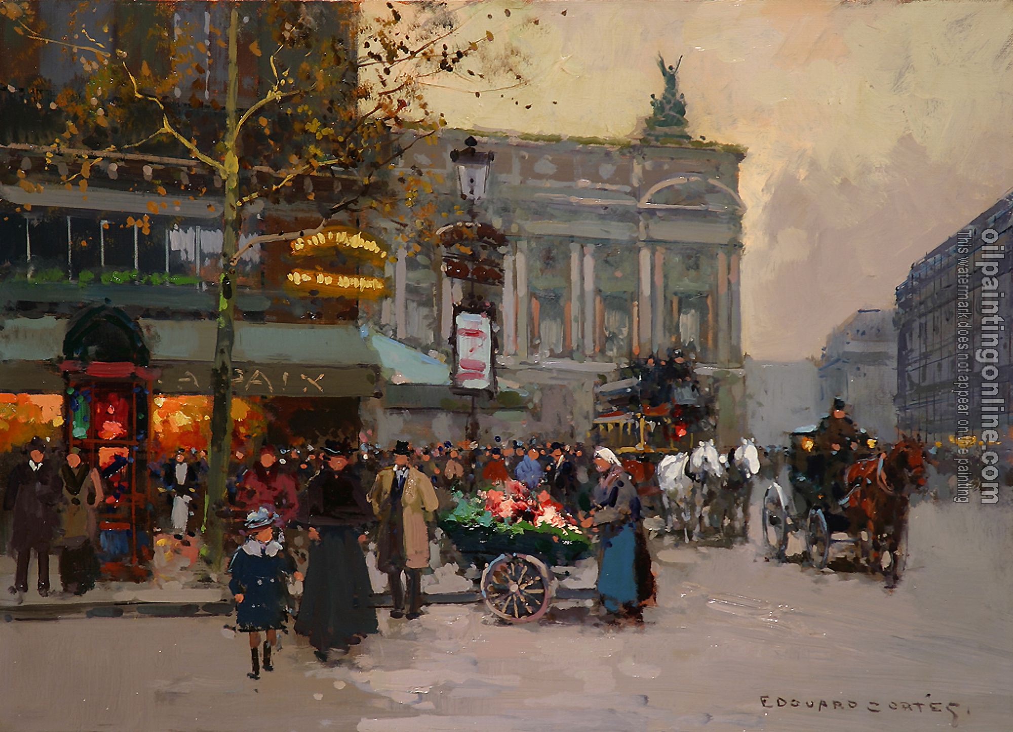 Edouard Cortes - Cafe de la Paix